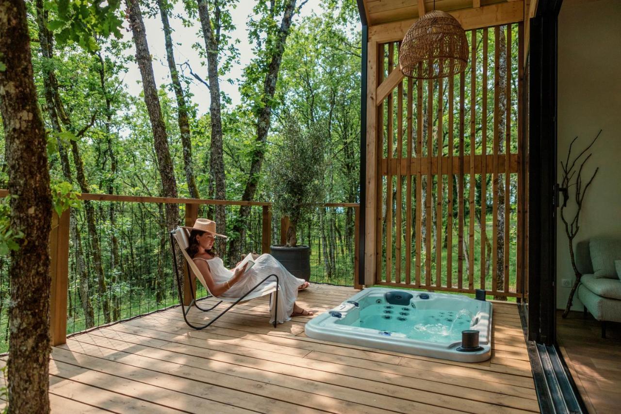 Wabi Sabi Lodge - Spa&Sauna Privatif - Foret Turenne Exteriör bild