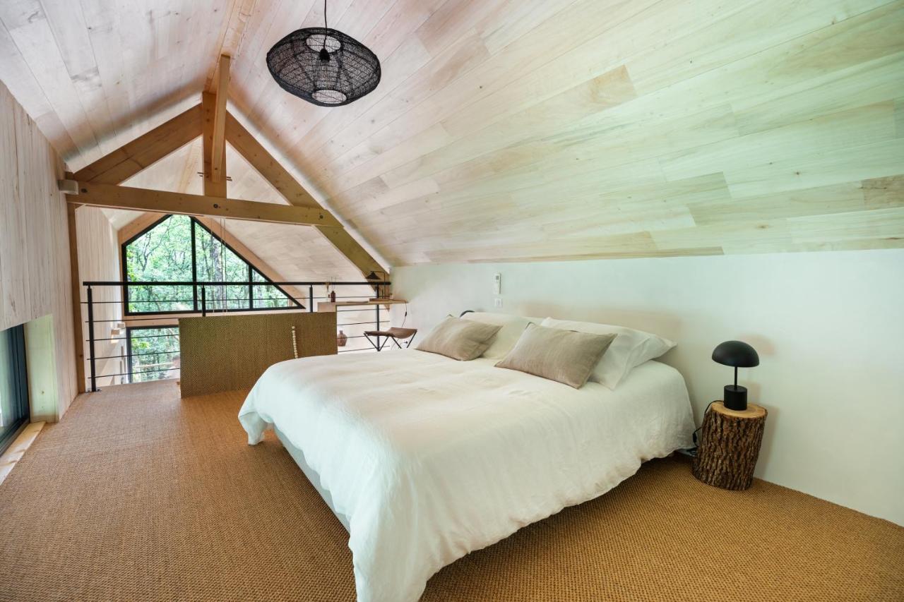 Wabi Sabi Lodge - Spa&Sauna Privatif - Foret Turenne Exteriör bild